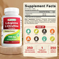 Best Naturals L-Arginine L-Citruline Complex Tablets 250 Count