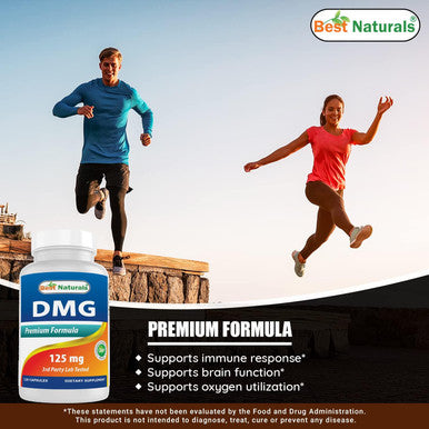 Best Naturals DMG 125 mg 120 Capsules (120 Count (Pack of 3))