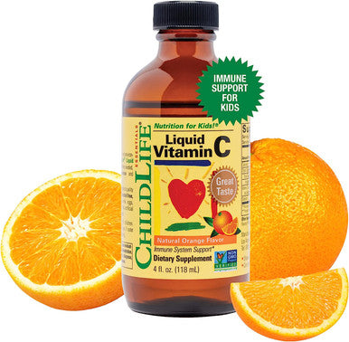 Childlife Liquid Vitamin C, Orange, 8 Ounce