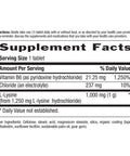 Country Life L-Lysine 1000Mg With B-6 Supports Immune Health Promotes Collagen Renewal In Lips And Mouth 250-Count Certified Gluten Free Certified Vegan