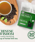 Uncle Lees Dieters Detox Tea for Weight Loss and Belly Fat, Chinese Green Herbal Tea with Senna Leaves, 100% Natural, Weight Loss for Women & Men, Pack of 2-30 Tea Bags Per Box