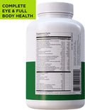 Viteyes Complete Eye Total Body Health Multivitamin Nutritional Supplement 180 Capsules