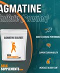 BulkSupplements Agmatine Sulfate Powder - Supplement for Nitric Oxide Production - Unflavored, - 1000mg , 250 Servings (250 Grams - 8.8 oz)
