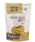 TATA RAW - Sprouted Organic Walnuts - PLAIN. Nothing added -1 lb. Soaked & Air dried SUPER QUALITY. Raw. Alive. Activated. Fresh