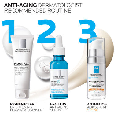 La Roche Posay Anthelios Aox Daily Antioxidant Serum With Spf Face Moisturizer With Sunscreen And Vitamin C & E Oil Free Face Sunscreen For Sensitive Skin Moisturizing Sun Protection