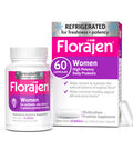 Florajen Women's Probiotic for Vaginal Health Gut Support & Bloating Relief - Constipation Aid for Adults - Refrigerated for Freshness & Potency