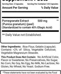 Best Naturals Pomegranate Extract 250 mg 250 Capsules