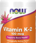 Now Foods Vitamin K-2 100mcg 100VC