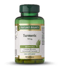 Nature's Bounty Turmeric 500 Mg Capsules - Pack Of 60 Capsules Two-A-Day - 450Mg Of Turmeric Root - Contains Curcumin - Gluten Free