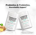 Codeage Fermented Digestive Enzymes Supplement 3-Month Supply - 14 Digestive Enzymes Probiotics Prebiotics Fermented Botanicals Plant-Based Multi Pancreatic Enzymes - 1 Capsule a Day - 90 Capsules