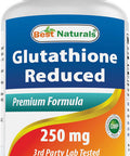 Best Naturals L-Glutathione 250 mg 60 Capsules