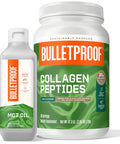 Bulletproof Xct Mct Oil 32 Oz Collagen Protein Powder 42.3 Oz