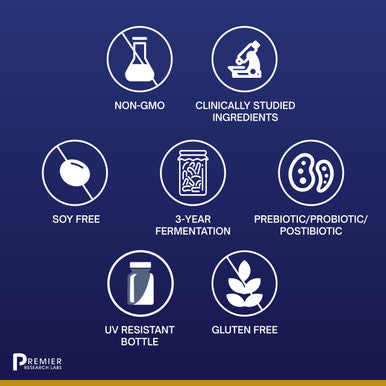 Premier Research Labs Probiotic Caps - Pre-, Pro-, And Post-Biotics - For Healthy Gut, Digestive Health & Immune Support - Benefi