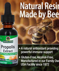 Nature'S Answer Propolis Resin Extract 1 Fluid Ounce - Alcohol Immune Support Gluten Made in USA Natural Bee Product Suitable for Everyone Pure Herbal Extract