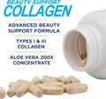 Performance Inspired Nutrition Collagen Joint/Skin/Nails/Beauty Support Capsules Contains 5000mcg of Biotin Silica Aloe Vera Collagen Peptides Hydrolyzed Acid AllNatural Big 120 Ct