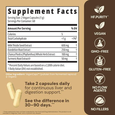 Healthforce Superfoods Liver Rescue 120 Capsules