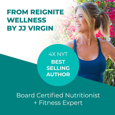 Reignite Wellness Vanilla Paleo-Inspired All-In-One Shake - Bone Broth Protein Powder - Healthy Shake Supports Lasting Energy With 20G Of Protein (30 Servings, 2.3 Lbs) - By Jj Virgin