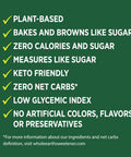 Whole Earth Sweetener Co. Allulose Baking Blend Granulated Plant-Based Sugar Tive 12 Ounces 0.75 Pound (Pack Of 1)