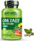 NATURELO One Daily Multivitamin for Men - with Vitamins & Minerals + Organic Foods - Supplement to Boost Energy, General Health - Non-GMO - 120 Capsules - 4 Month Supply