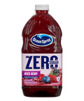 Ocean Spray ZERO Sugar Mixed Berry Juice Drink Cranberry Juice Drink Sweetened with Stevia 64 Fl Oz Bottle