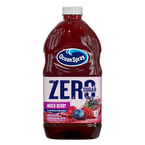 Ocean Spray ZERO Sugar Mixed Berry Juice Drink Cranberry Juice Drink Sweetened with Stevia 64 Fl Oz Bottle