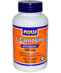 L-Carnosine 500mg 100 VegiCaps (Pack of 2)