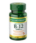 Nature's Bounty Vitamin Quick Dissolve B-12 2500 mcg Tablets, 75 ea