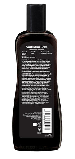Australian Gold Rapid Tanning Intensifier Lotion 8.5 Fl Oz | With Tea Tree Oil And Aloe Vera | Vitamin E