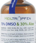 Heiltropfen Roll On DMSO and Aloe Arborescense by Dr. Hartmut Fischer | Amber Glass Bottle with Roll On | 3.4 Fl Oz - 100 ml | High Purity