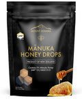 Mount Somers UMF 15+ Manuka Honey Drops - 26pcs Soothing Throat Lozenges from New Zealand, Natural Relief for Sore Throats