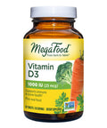 MegaFood Vitamin D3 1000 Iu (25 Mcg) - Immune Support Supplement - Bone Health - With Easily-Absorbed Vitamin D3 Plus Real Food - Non-Gmo Vegetarian - Made Without 9 Food Allergens - 60 Tabs