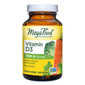MegaFood Vitamin D3 1000 Iu (25 Mcg) - Immune Support Supplement - Bone Health - With Easily-Absorbed Vitamin D3 Plus Real Food - Non-Gmo Vegetarian - Made Without 9 Food Allergens - 60 Tabs