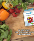 Multivitamins & Iron One a Day 90 Tablets . 100% RDA. Made in The UK by Health4All