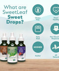 SweetLeaf Sweet Drops Flavored Stevia Liquid Sweetener Organic Stevia Extract Zero Calorie Gluten Keto Friendly Non GMO Natural Flavor Sugar Alternative Variety Pack 2 Fl Oz (Pack of 2)