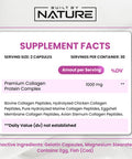 Built Nature Collagen Powder Pills, Hydrolyzed Type 1 & 3 Peptides, Grass-Fed 5-In-1 Multi Collagen Complex Supplement, Healthy Hair, Skin, Nails, Bones & Joints, Keto & Paleo Friendly, Non-Gmo, 60 Capsules