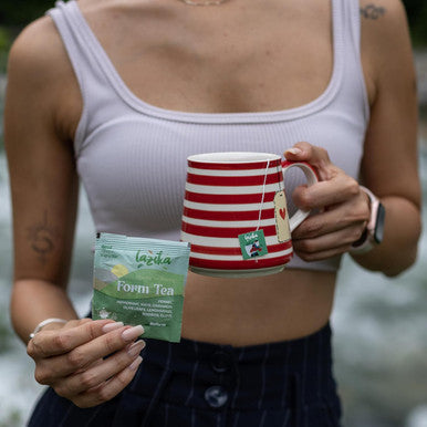 Lazi ka Lazika Herbal Tea Variety Pack Holistic Wellbeing Tea Assortment Tea Sampler Set Assorted Tea Variety Pack with Pyramid Tea Bags Herbal Teas Tea Set 54 Counts