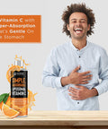 Zorbz Liposomal Vitamin C Purity Products 1000 mg OrangeSherbet Flavored Creamy Liquid VitaminC Fermented Made Without GMO Stomach Friendly Premium Absorption Immune Health 16 fl. oz.