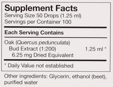 UNDA Gemmo Therapy Quercus Pedunculata | Oak Bud Extract | 4.2 fl oz (125 ml)