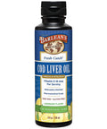 Barlean s Cod Liver Oil Omega 3 Fish Oil With 900Mg Lemonade 8 Oz