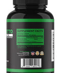 Saw Palmetto Herbal Supplement with L Arginine Workout Powder for for Men as Muscle Growth Enhancement and Vascular Support