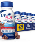Ensure Plus Nutrition Shake With Fiber 16 Grams Of Protein Meal Replacement Milk Chocolate 8 Fl Oz 24 Count Chocolate With Fiber 8 Fl Oz (Pack Of 24)