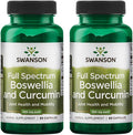 Swanson Full Spectrum Boswellia & Curcumin Natural Wellness Formula - (60 Capsules) 2 Pack
