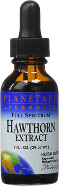Planetary Herbals Full Spectrum Hawthorn Liquid Extract Supplement, 1 Fluid Ounce