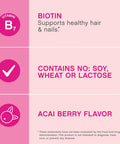 Neocell Biotin Beauty Soft Chews For Healthy Skin Hair Nails Energy Support Supplement Acai Berry Flavor Soft Chews 30 Count 1 Bag