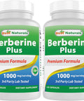 Best Naturals Berberine Plus 1000 mg/Serving 120 Capsules (120 Count (Pack of 2))