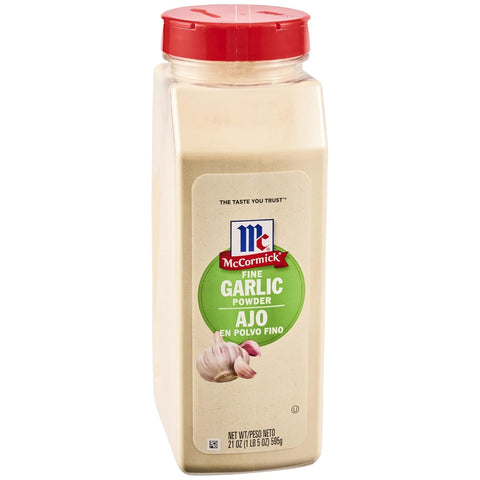 McCormick Garlic Powder, Non GMO, Made from Fresh, Whole Garlic Cloves, For Bringing Consistent Flavor to Favorite Foods While Cooking, 8.75 oz