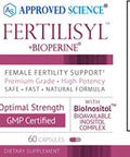 Approved ScienceFertilisyl Fertility Supplement Support Hormones and Cycle Prepare Body for Pregnancy Decrease Risk of Infertility Prenatal Vitamins for Conception Support 60 Capsules