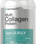 Horbaach Horbaach Multi Collagen Protein Powder 32 Oz | Type I Ii Iii V X | Hydrolyzed Collagen Peptides | Keto & Paleo Friendly | Unflavored & Gluten Free