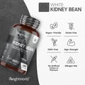 Weightworld White Kidney Bean Extract 5000mg - 180 Vegan Capsules (6 Months Supply)- Enriched with Zinc & Chromium - High Strength Kidney Bean Supplement - Gluten - Made in The UK