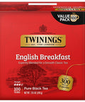 Twinings Lemon & Ginger, Caffeine-Free Herbal Tea Bags, 100 CT Box (1 Pack) | Spicy & Tangy, Ginger, Lemon Peel, Lemongrass, Blackberry Leaves, Soothe Digestion, 100 Foil Lined Individually Wrapped Bags